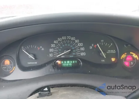 2003 Buick Century Custom из США, поврежденный, VIN 2G4WS52JX31172807